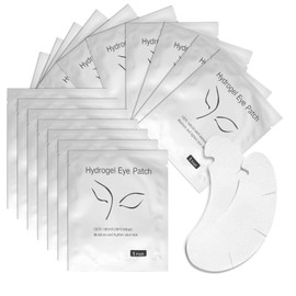 Mantoto Eye Gel Pads 50 Pairs Eyelash Lash Extension Under Eye Patches Under Eye Gel Collagen Under Eye Pads for Eyelash Perming Tinting Pro Salon and Individual Eyelash Extension (Silver)