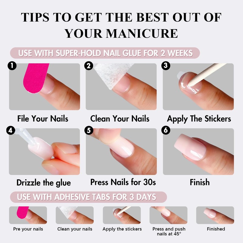 KQueenest Neon Green Press On Nails Long Square - Summer