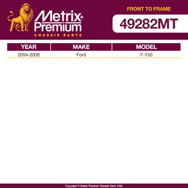 Metrix K200331 - Kit de bujes de barra estabilizadora frontal a marco para Ford F-150 2004-2008