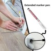Jeeshvan 10 Pcs Deep Hole Marker Pens, 23mm Extra Long