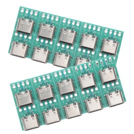 jojofuny DIY USB c Adapter Kit 20pcs USB c PCB Converter for Wire Connection Stable Data