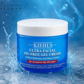 Kiehl's Kiehls Ultra Facial Oil Free Gel Cream Face Moisturizer For Oily Skin Type 4.2oz