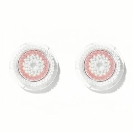 Brush Head Replacement Compatible with Clarisonic Mia 1, Mia 2, Mia Fit, 2 Pack, Radiance Facial Cleansing Brush