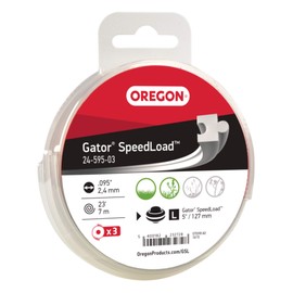 Oregon 24-595 24-595-03 Gator SpeedLoad Line Cartridges, 3-Pack, Black