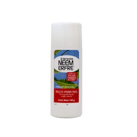 bienestar NEEM ERFRE Talco de Corteza de Neem Pulverzidad- Sin quimicos- Natural- Para toda la familia - Para Pies- 100 g- 3.52 oz                    