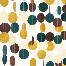 Lasting Surprise Party-Dekorationen, Luftschlangen – 150 cm, Dschungelsafari-Motiv, Waldmotiv, Babyparty, Geburtstag, Papiergirlande, neutrale Hochzeit, Brautbanner, hängende Dekoration, Wimpelkette