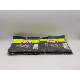 PIP 302-0702Z-LY Hi Visibility Mesh Safety Vest Size: 3X - Lot of 4