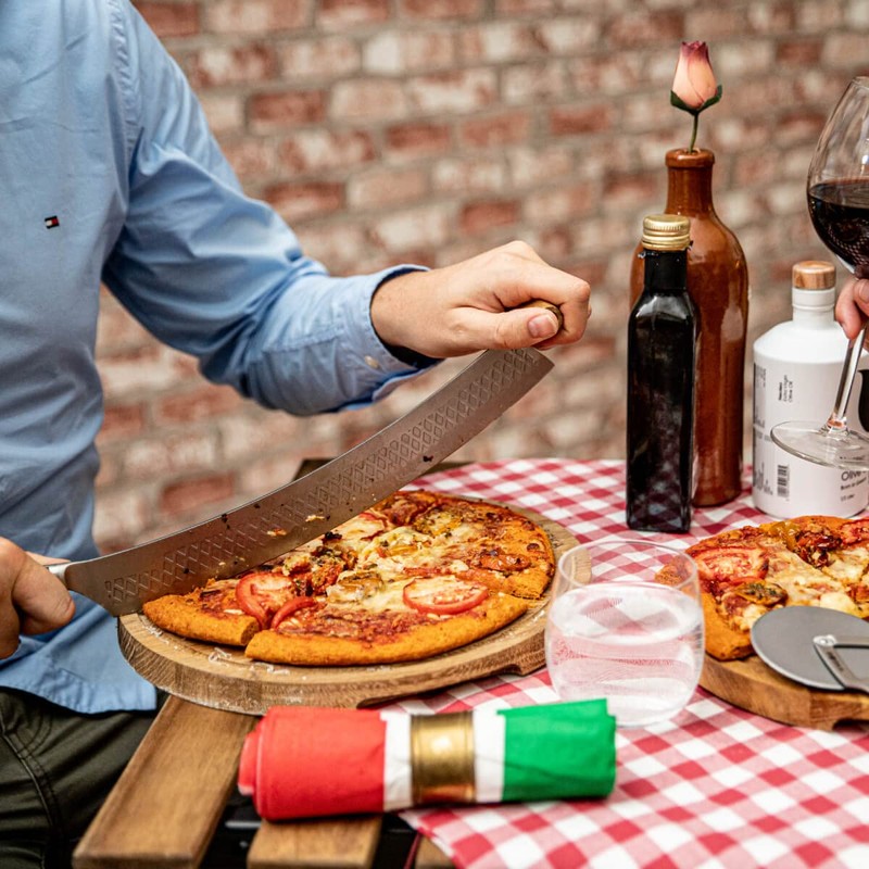 Boska Pizza Board Friends M/Serving Board Made of Oak Wood