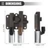 X AUTOHAUX Transmission Dual Linear Shift Solenoid, Automatic Transmission Shift