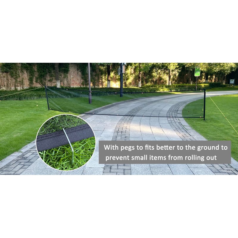 Driveway Net for Kids Safety, 36FT Driveway Ball Stopper Net