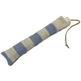 All Natural Kitty Catnip Kicker Cat Toy (9 Inch, Blue Medium Stripe)