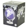 The Leonardo Collection Silver and Blue Globe (small)