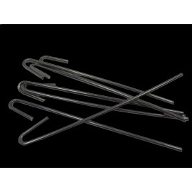 Master Halco Aluminum Tie Wires For Chain Link Fence - 9 Guage  - 100 Count - 8 1/4"
