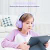 SIMGAL - Auriculares Bluetooth con orejas de gato para niños,