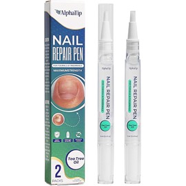 Toenail Treatment & Nail Repair Pen, Nail Strengthener and Care Solution for Damaged, Brittle Nails – Gentle Botanical Formula, Easy Twist Pen– 2 Pens