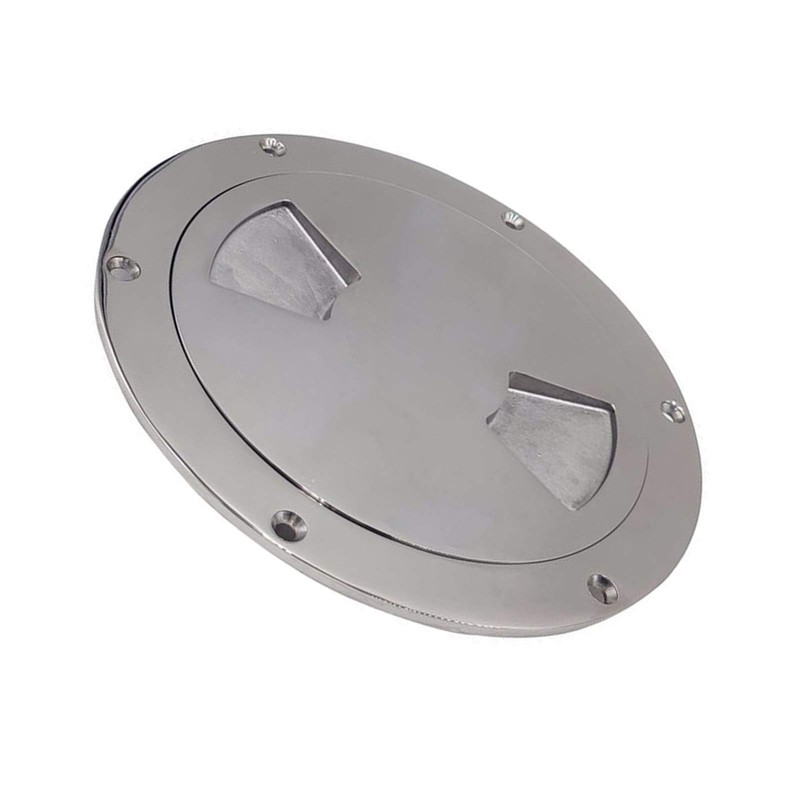 LOYALHEARTDY Marine Grade Stainless Steel Boat Deck Plate Hatch, 6"
