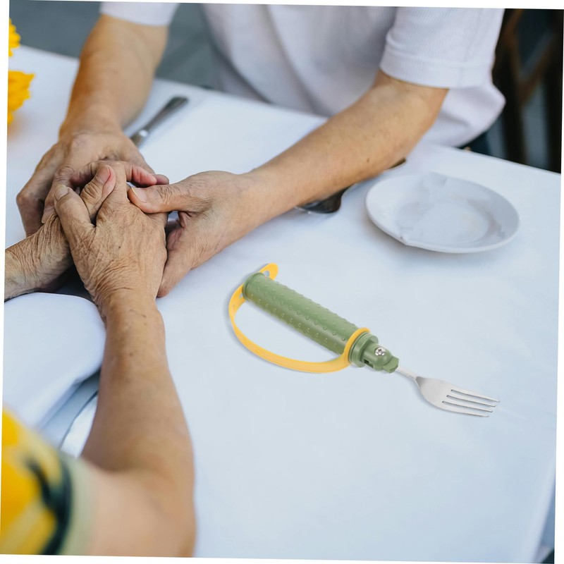 OHPHCALL Car Handle Assist Elderly Fork Spoon for Disabled People