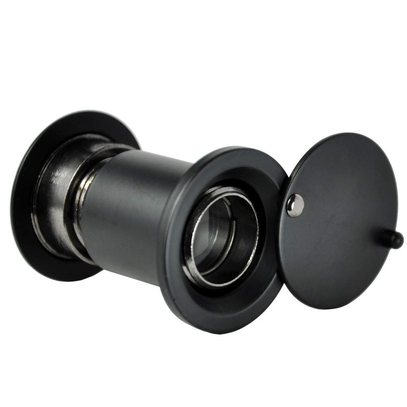 Door Viewer Brass with Privacy Screen, Drill Hole Diameter 27