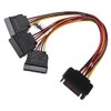 vhbw SATA Power Cable to 3X SATA Female for Hard
