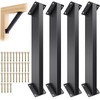 Grehitk 4PC 45 Degree Angle Support Bracket, Pergola Kit Heavy