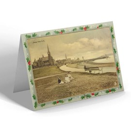 CHRISTMAS CARD - Vintage Scotland - Largs from N.E. (b)