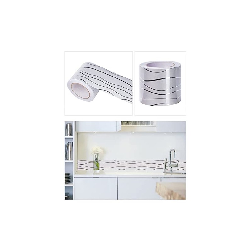 Dostear Wallpaper Border Peel and Stick Wall Border Sticker Home
