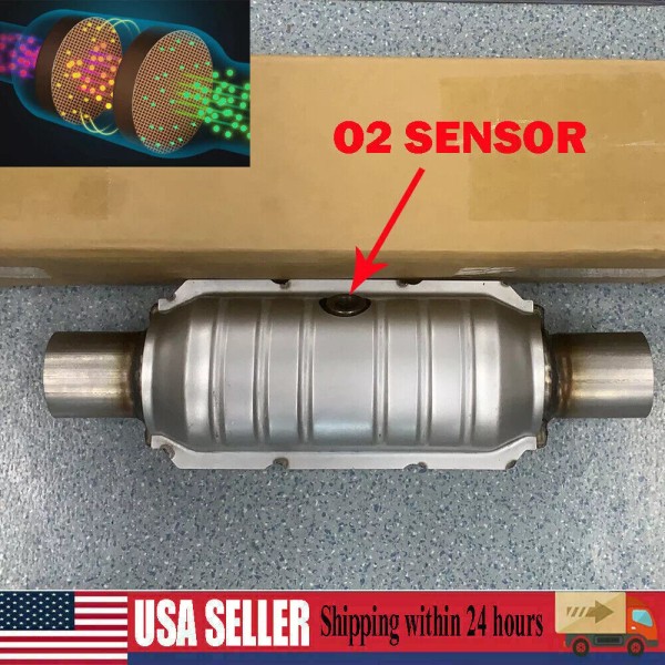 Geartronics Weld-On 2.5" UNIVERSAL Cat Converter Cat Fast Shipping USA