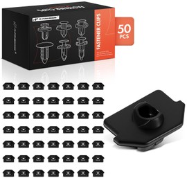 A-Premium 50PCS Nylon Push Type Retainer Clips Compatible with Toyota Camry 2007-2011, Prius 2016-2021, Avalon 2010-2012, Prius Prim 2017-2021