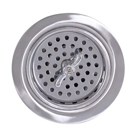 EZ-FLO Kitchen Sink Strainer with Spin and Seal Basket, Die-Cast Slip-Joint Nut, Fits 3-1/2 to 4 Inch Openings, Stainless Steel, 30009