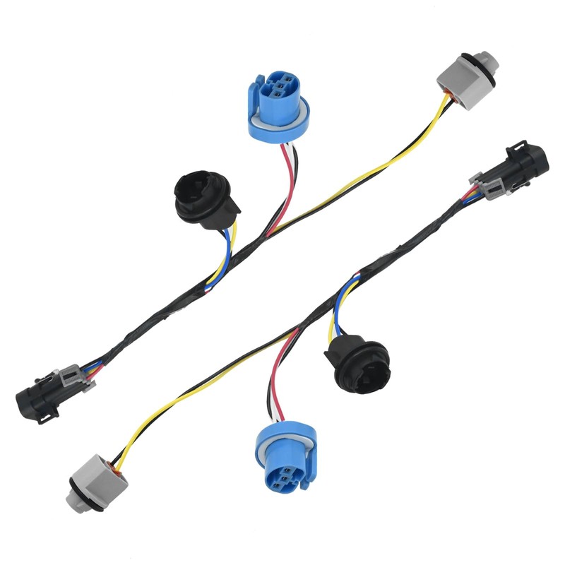 Vkinman 2pcs 22740620 Headlight Wiring Harness, Front Lamp Socket Wire