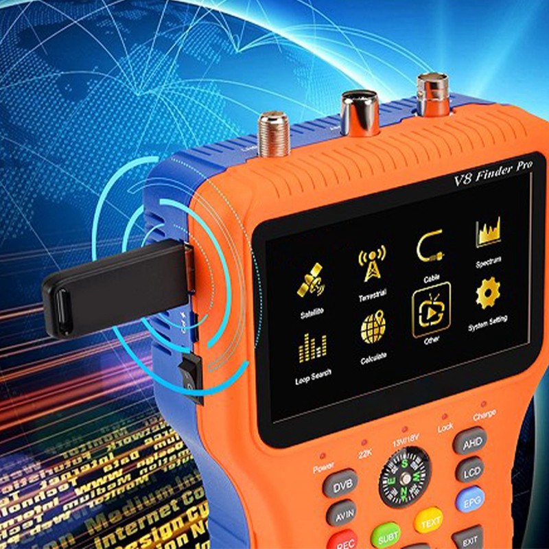 Satellite Finder V8 FINDER PRO2 FTA DVB S2 S2X Signal