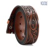 WERFORU Western Leather Belt Strap for Men Women Cowboy Western