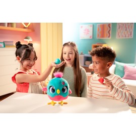 Funtasy Family Chick a Boo - Cute Interactive Electronic Kids Plush Toy Chicken - Adorable Hen with 50+ Sounds & Reactions - Feed Her, Watch Her Sing, Dance & Lay Eggs - Gifts for Girls & Boys Age 3 +