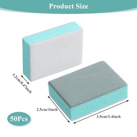 50Pcs Nail Buffer Block and Shine Kit, Mini Nail Buffer for Polishing Smooth and Shiny Natural Nails Fingernail Mini Buffer Nail File Smoother Buffer 