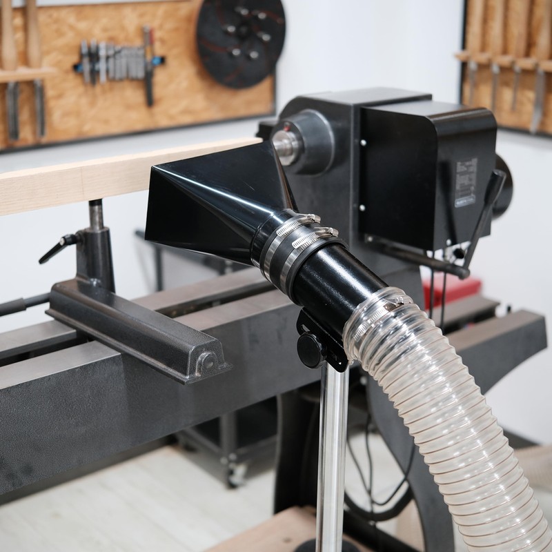 BMWOOD Deluxe Variable Height Dust Extraction Hood with Flexible Rubber