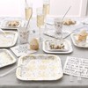 Unique Party 77232 - Silver and Gold Snowflakes Christmas Holiday