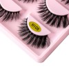 5 Pairs 3D Long False Eyelashes Fake Mink Eyelashes Ultra
