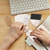 ASTIMESA Blank Flash Index Cards with Rings & Covers, 2.7