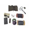 Original Bundeswehr Travel Sewing Kit Sewing Kit Bag with Contents