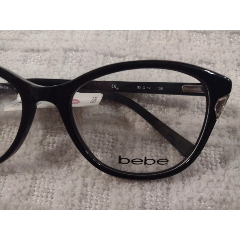 Bebe BB4178 Eyeglasses Jet 53-17-135 New