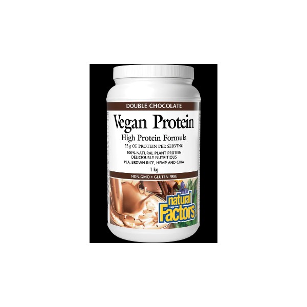 Natural Factors Vegan Protein (Double Chocolate) - 1kg