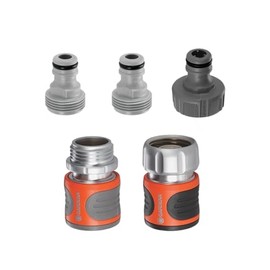 Gardena 18271-80 Hose Connector Set-Premium Metal, 1