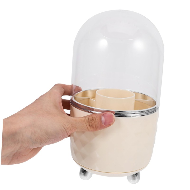 Ciieeo Elegant Makeup Brush Holder Cover Makeup Tools Organizer for