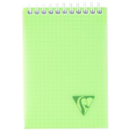 Clairefontaine Spiral Pad / 328655C A6 Assorted Colours Squares 90 g 80 Sheets
