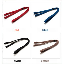 Adjustable Sunglasses Strap for Men, Women, and Kids - High Resilience Eyeglass Straps for Sports and Reading - Keep Your Sunglasses Secure with Glasses Strap-two blacks and two grays