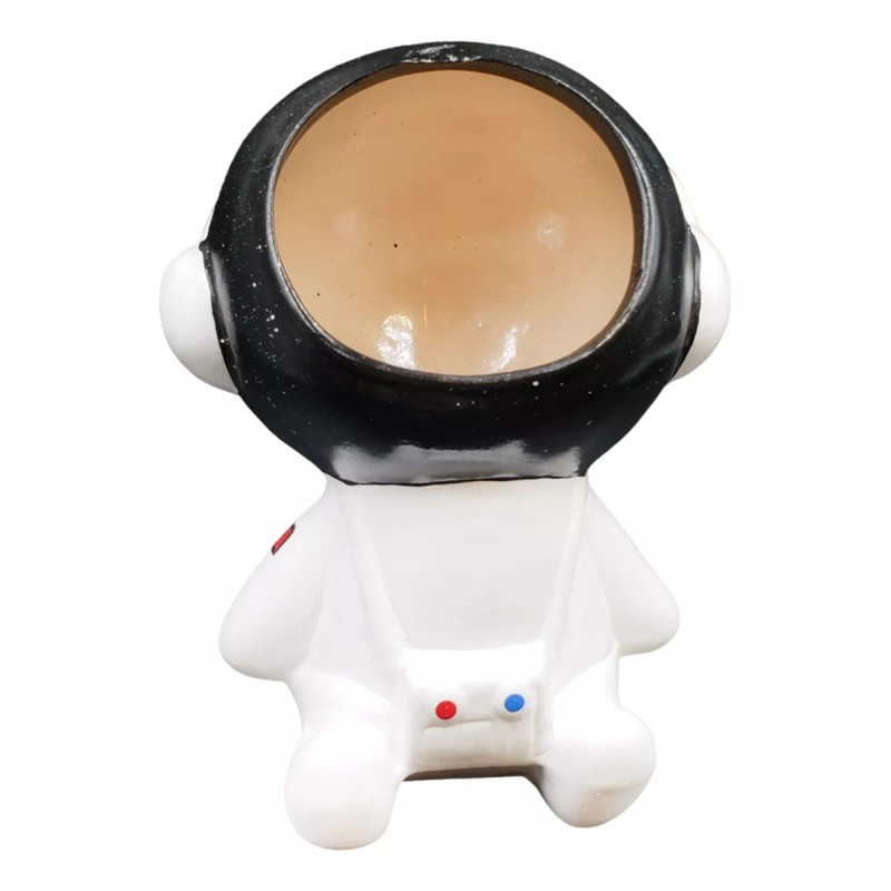 Muna Maceta Astronauta Cerámica Decorativa Florero Espacio