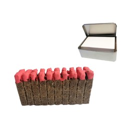 eGreen Waterproof & Windproof Survival Matches – 20pcs Wax-Coated Fire Starter Sticks in Tin Box – Long Burning, Easy to Ignite – for BBQ, Camping, Emergency, Backpacking