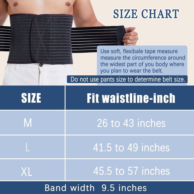 Reian Abdominal Binder for Men – Post-Surgery Support and Core