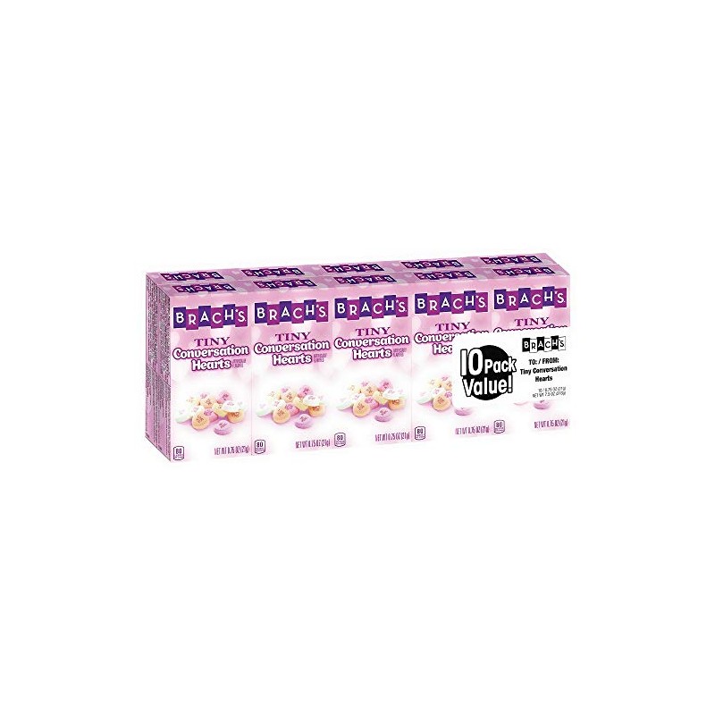 Brachs Tiny Conversation Hearts 0.75oz (10pack)