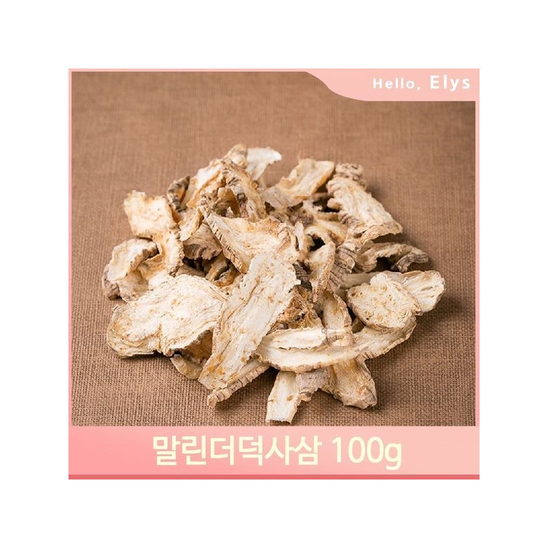 어르신 건강차 편사삼 100g 말린더덕 건조 약재 영양 Senior Health